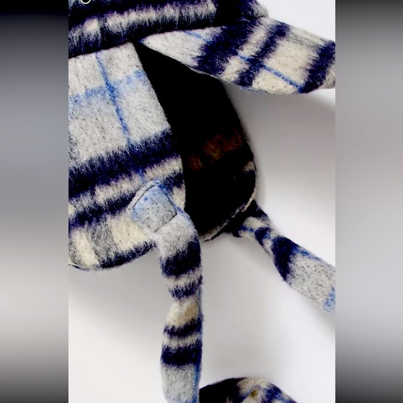 Free People, Carter Brushed Plaid Trapper Hat - Picture 4 of 6